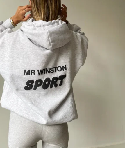 Mr. Winston Marle Puff Hoodie - Embrace casual sophistication with this marle-colored hoodie from Mr. Winston, featuring a stylish puff design for a cozy and on-trend fashion statement.