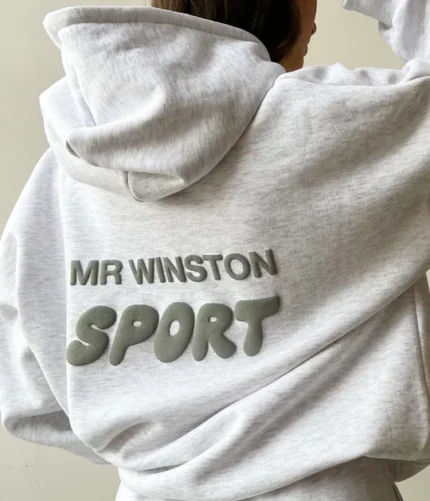 "Mr. Winston Baby Blue Hoodie - Embrace a fresh and soothing look with this baby blue hoodie from Mr. Winston, providing a stylish and comfortable option for your everyday wardrobe."